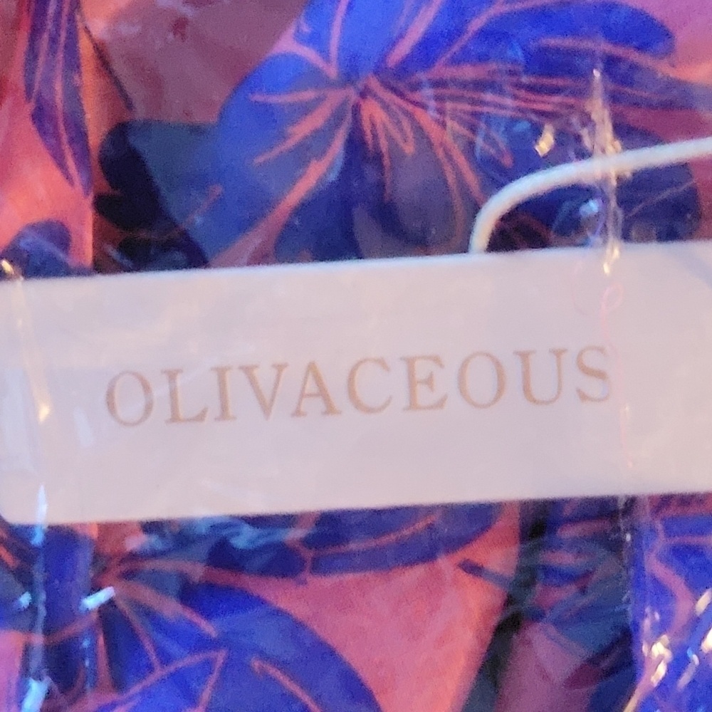 Olivaceous Flutter Sleeve Tiered Cotton Mini Dress Floral Print - Picture 11 of 13